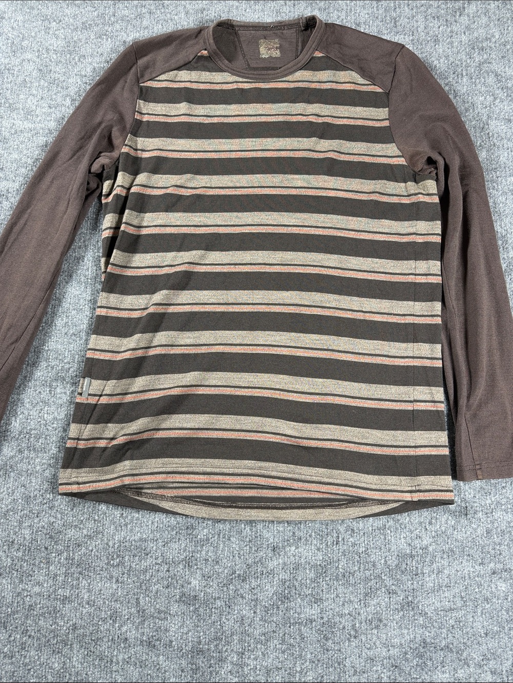 Icebreaker Utility Explore LS Stripe Crew - Men's
